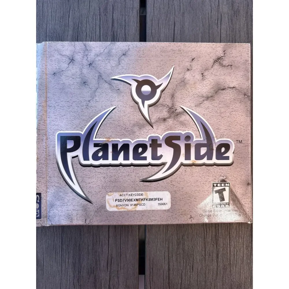 Planet side, PC game Sony online entertainment two discs with activation code